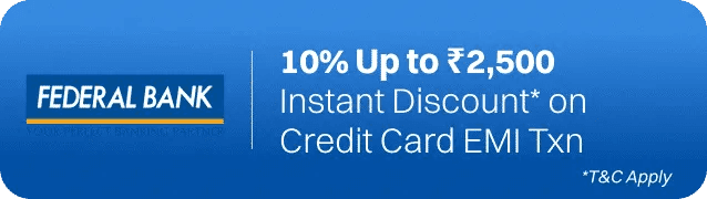 Federal Bank instant discount offer